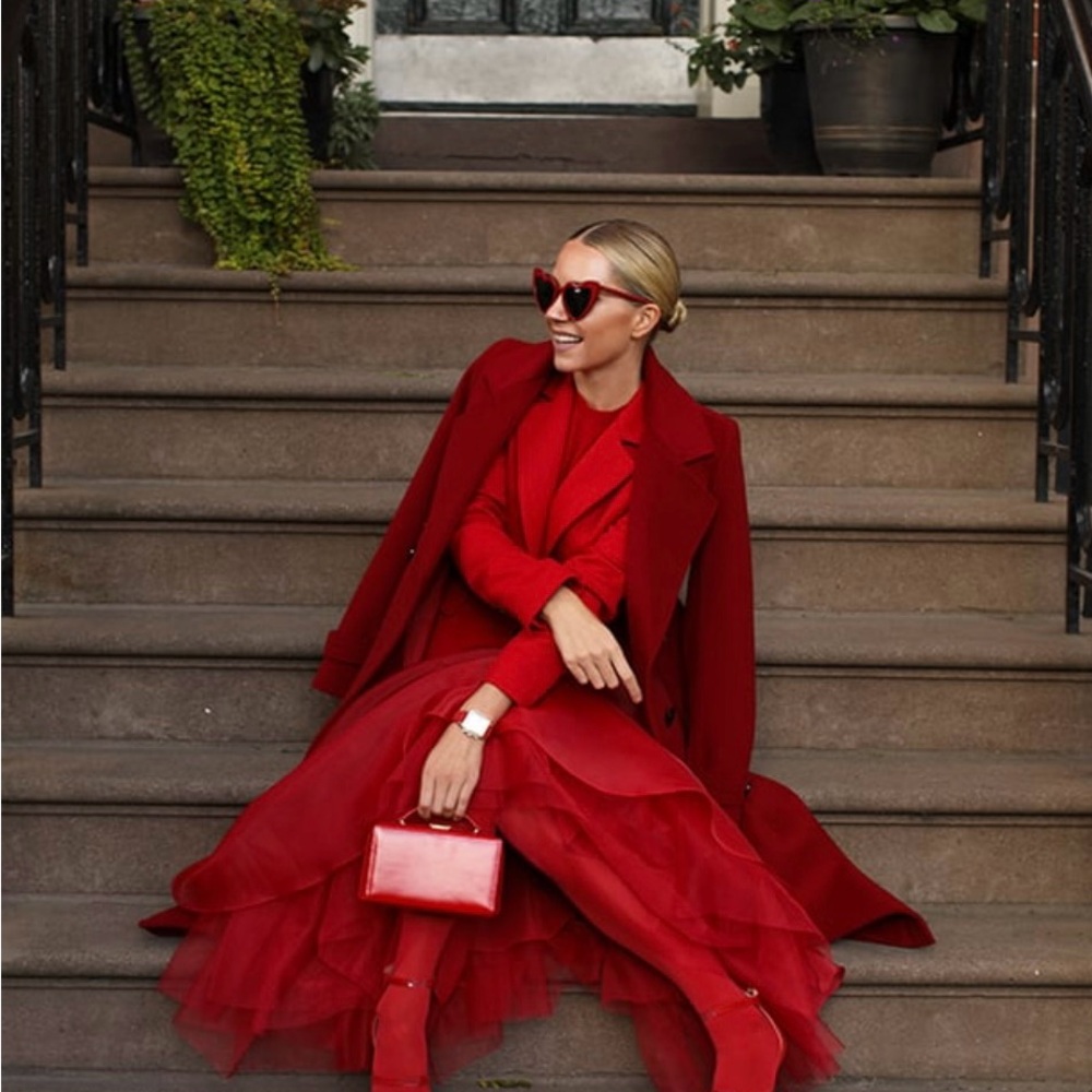 RARE Atlantic-Pacific x Halogen Vibrant Red Blazer